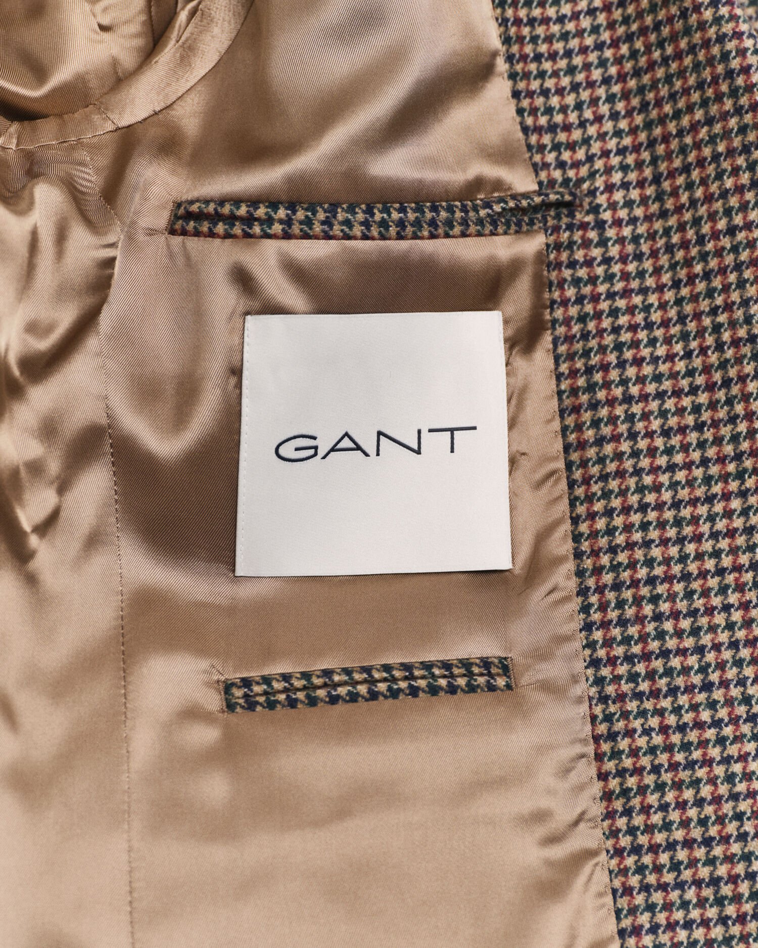 Slim Fit Houndstooth Check Blazer