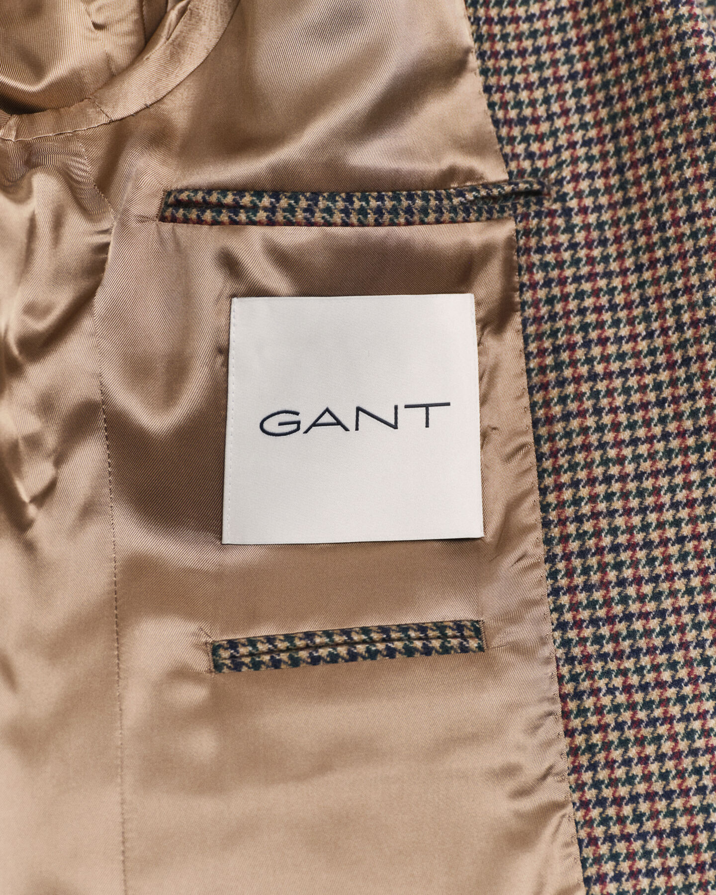 Slim Fit Houndstooth Check Blazer