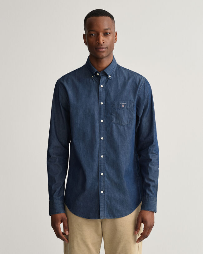 Regular Fit Indigo Shirt