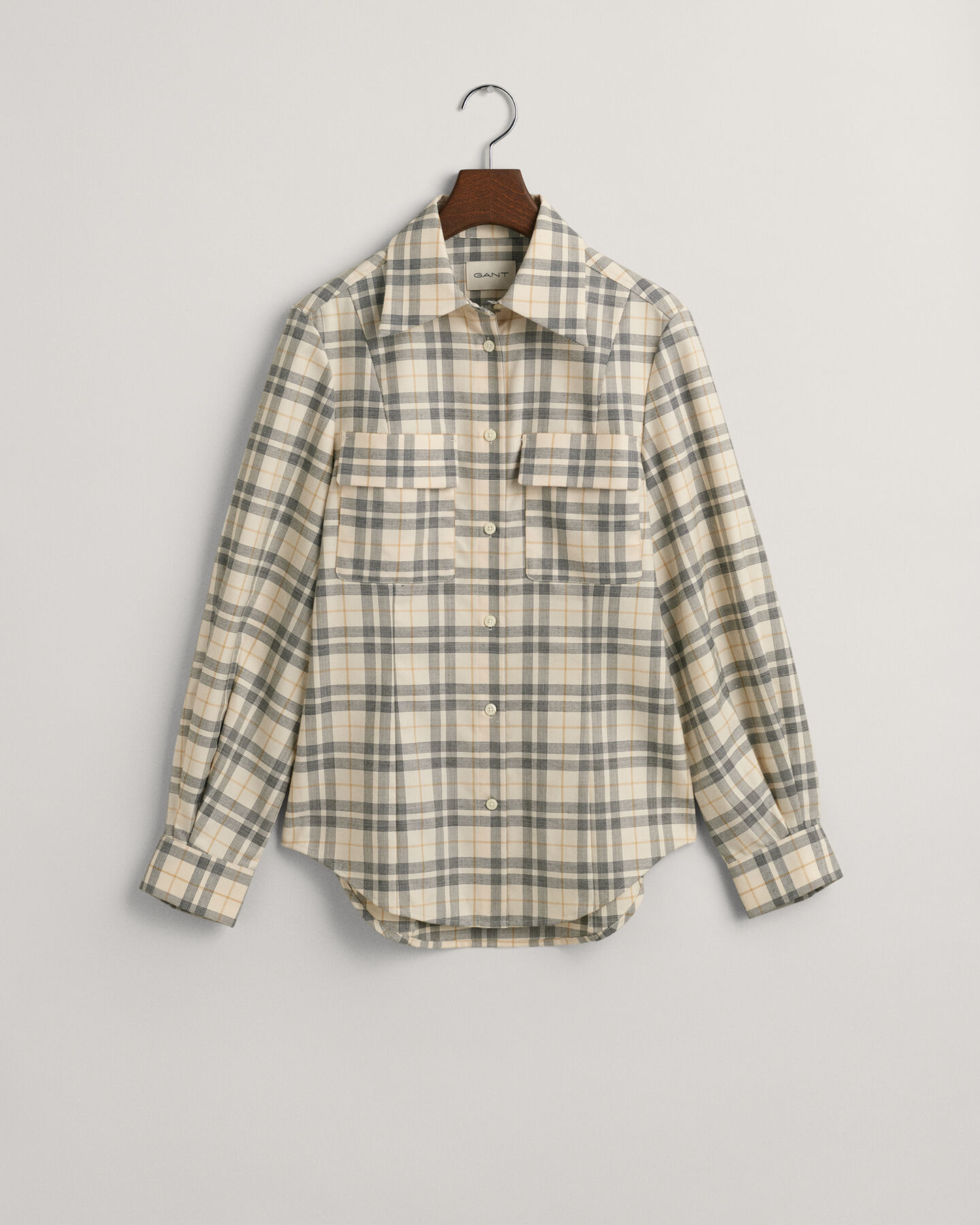Slim Fit Dart Checked Shirt