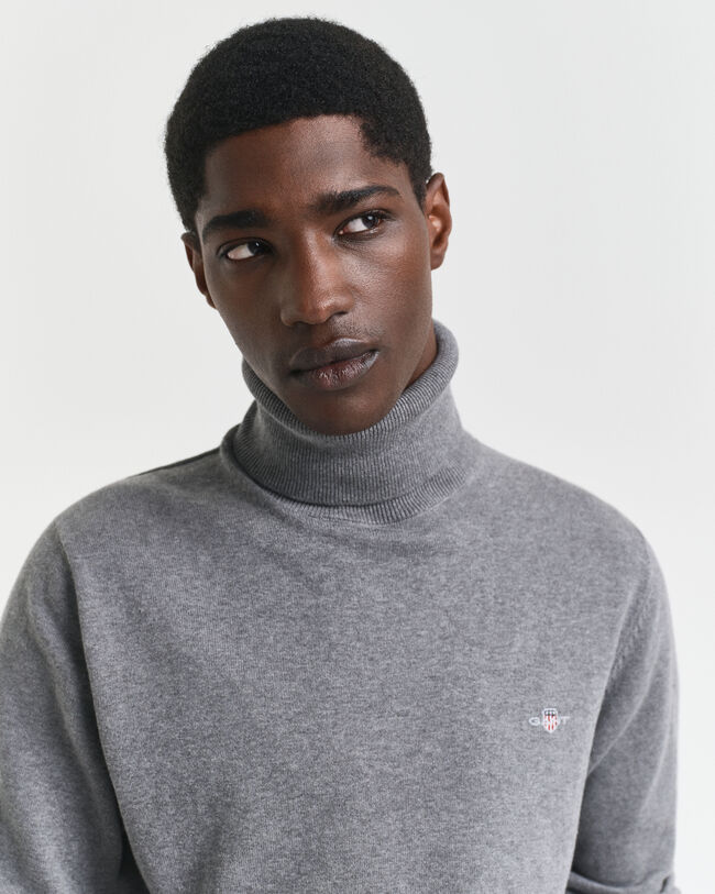 Classic Cotton Turtleneck Sweater