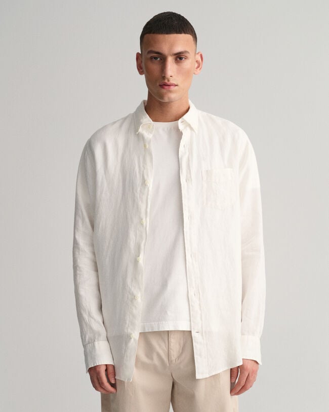 Regular Fit Linen Shirt