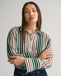 Relaxed Fit Multi Striped Shirt