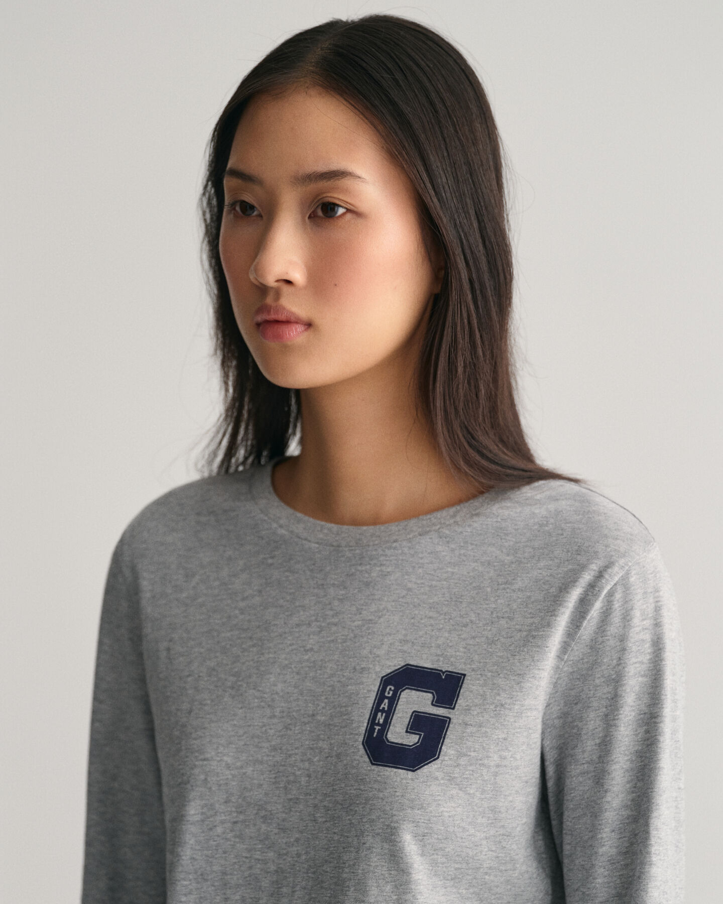 G Crew Neck Long Sleeve T-Shirt