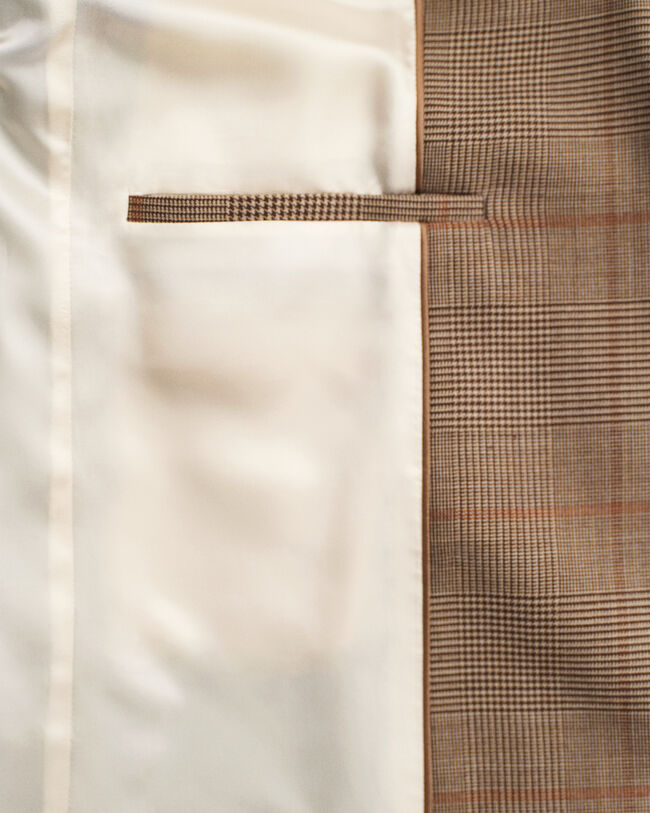 Regular Fit Checked Club Blazer