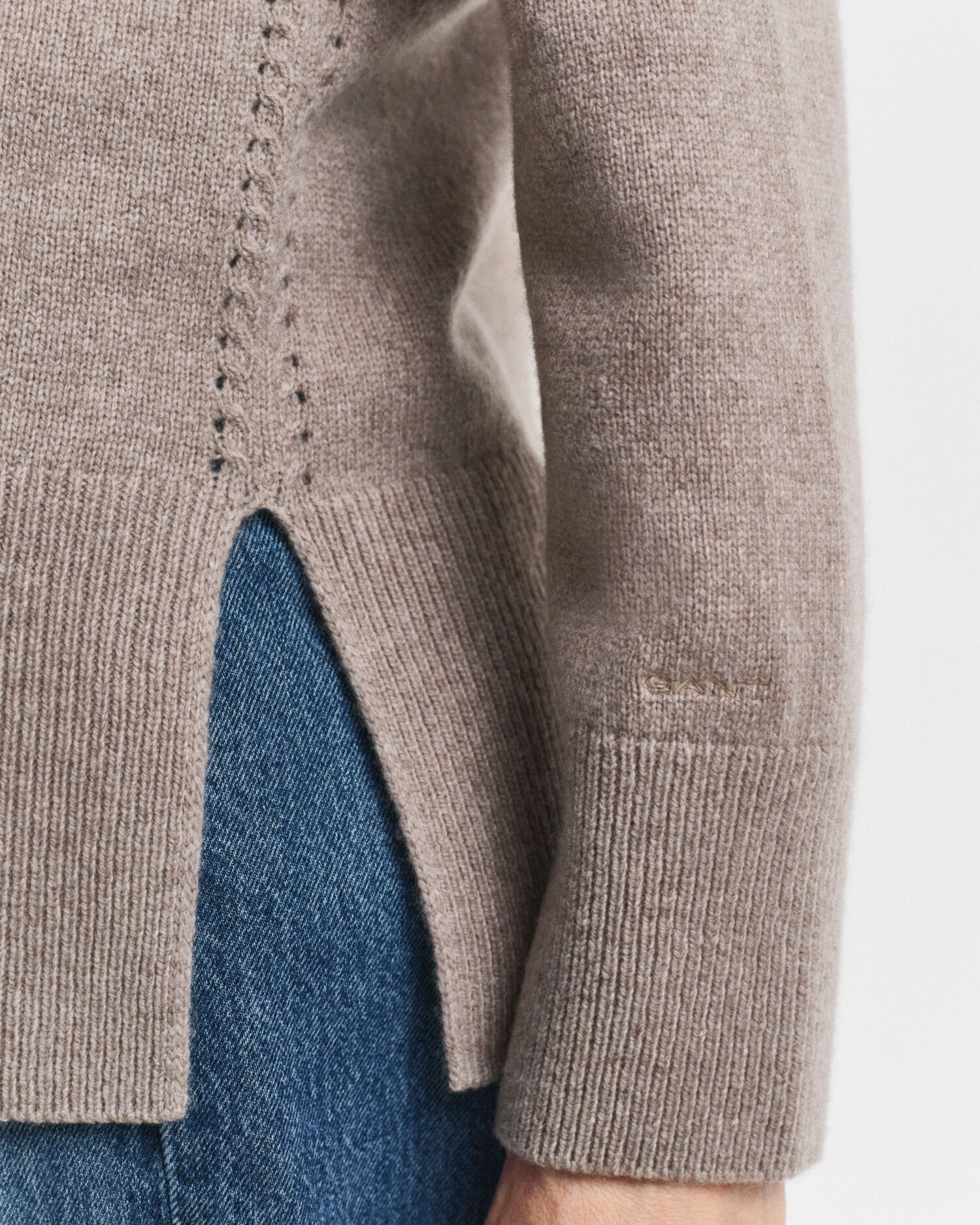 Soft Wool Cashmere Blend Turtleneck Sweater