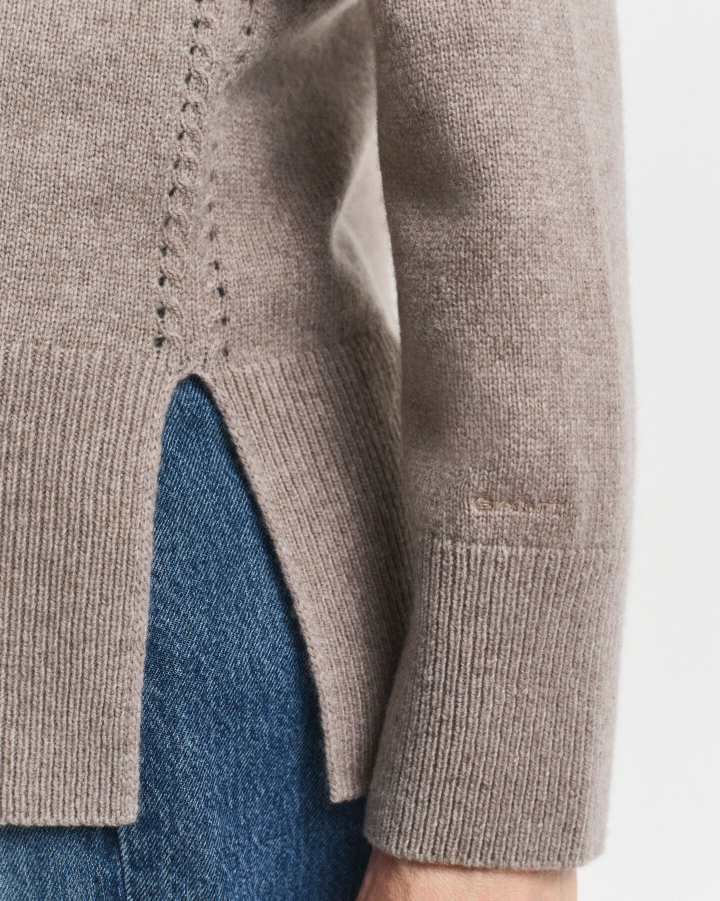 Soft Wool Cashmere Blend Turtleneck Sweater