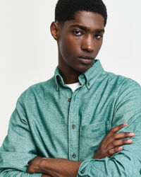 Regular Fit Flannel Herringbone Shirt
