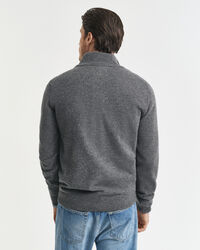 Superfine Lambswool Half-Zip Sweater