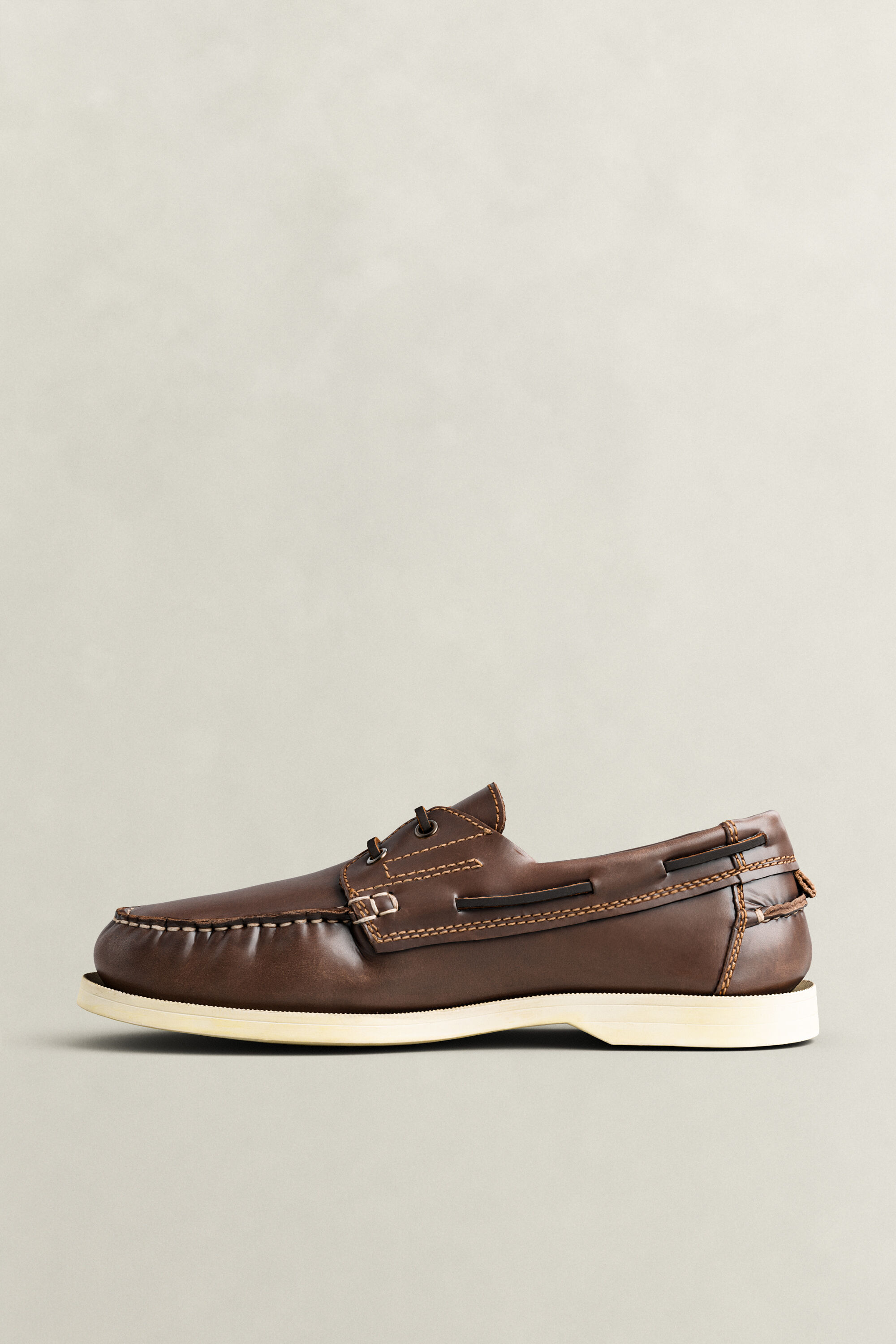 Yardport Boat Shoes — DARK BROWN