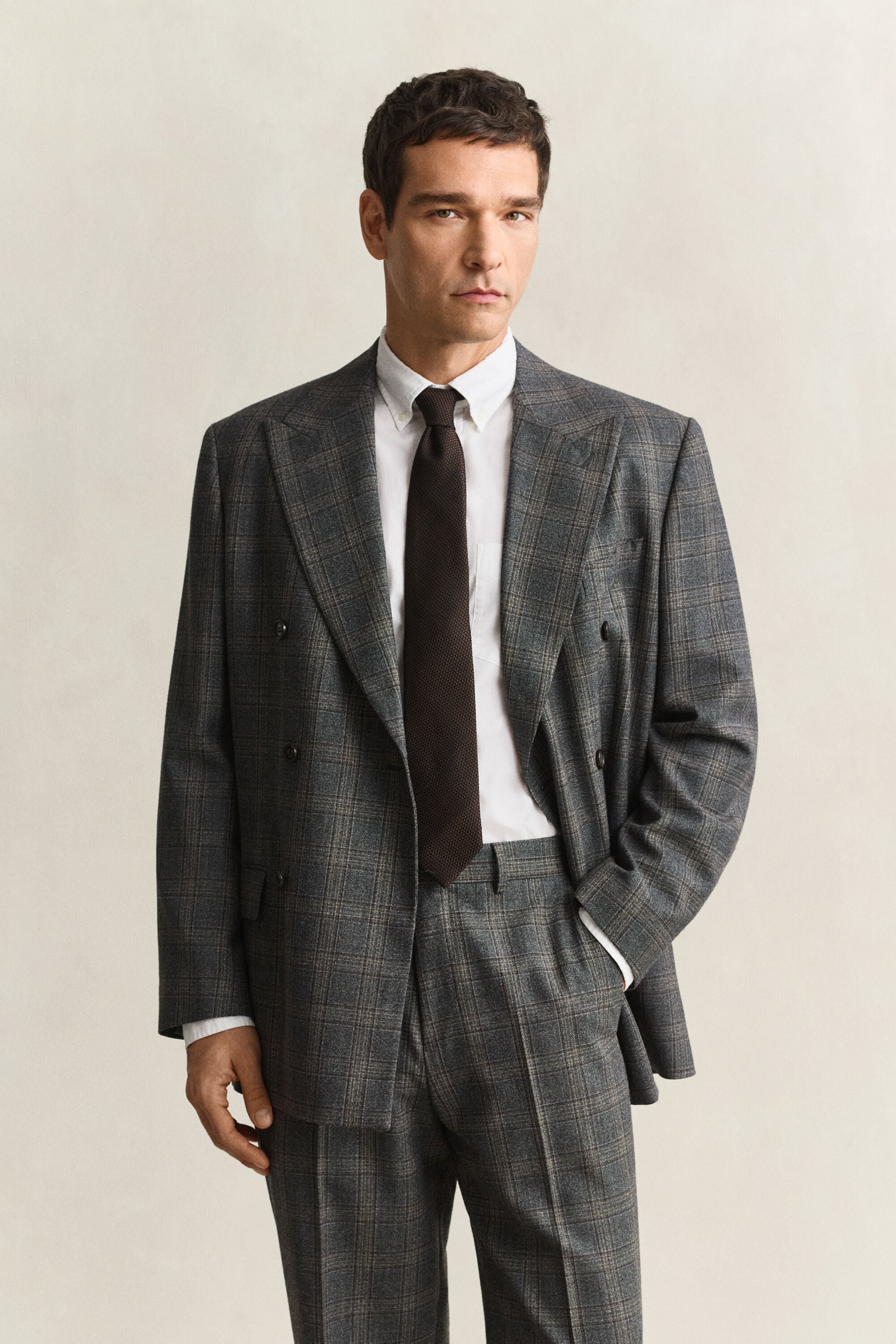 Glen Check Suit Jacket