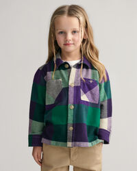 Kids Shield Checked Overshirt