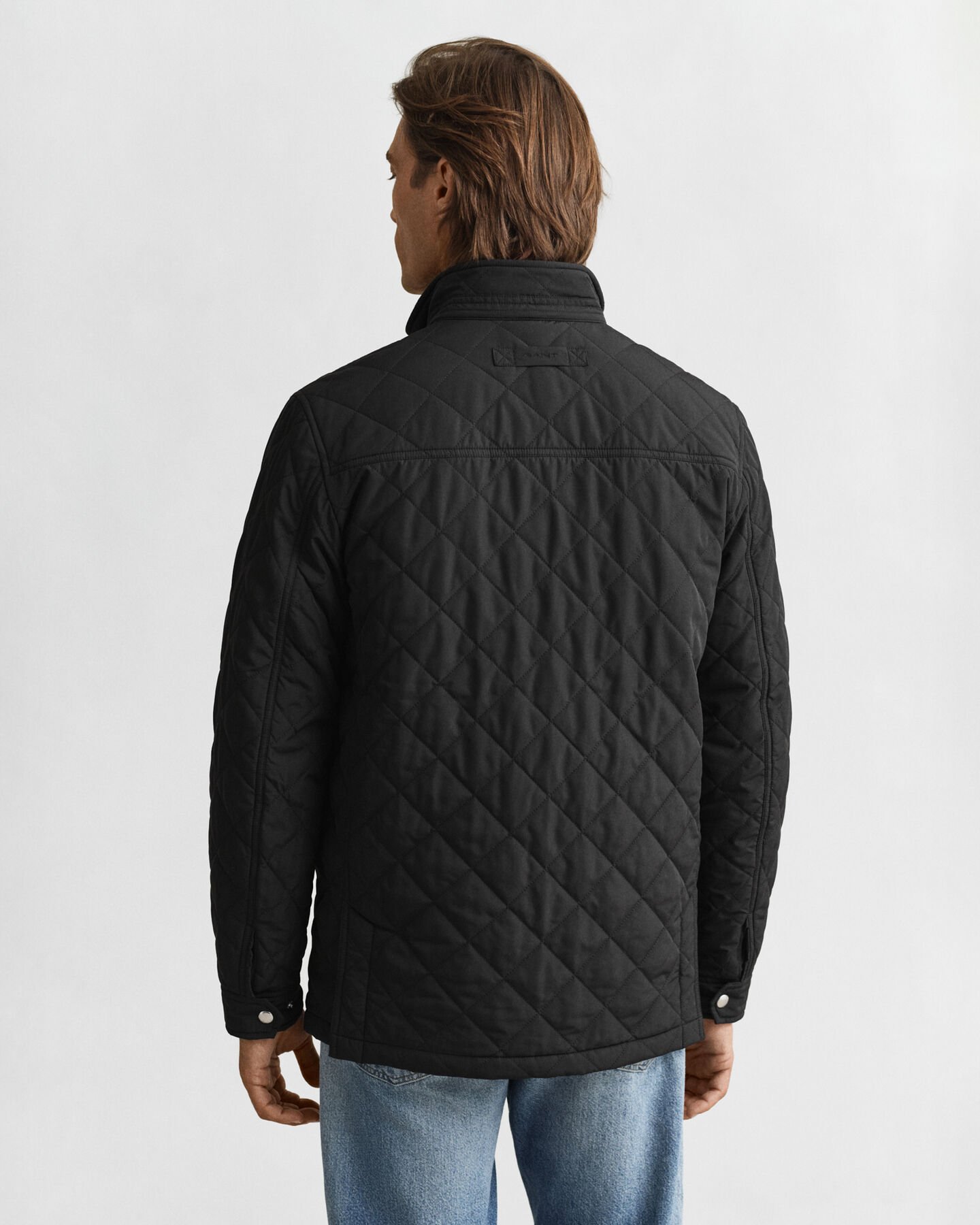 Quilted Windcheater Mid-Length Jacket