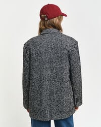 Relaxed Fit Herringbone Blazer