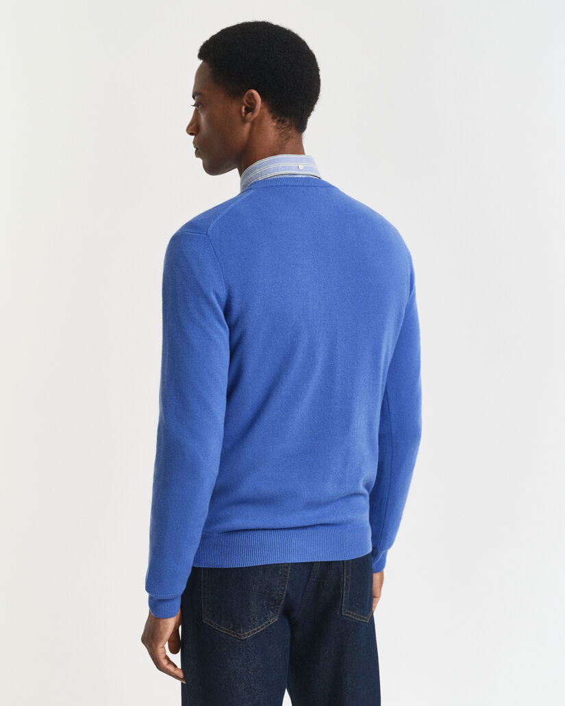 Superfine Lambswool V-Neck Sweater