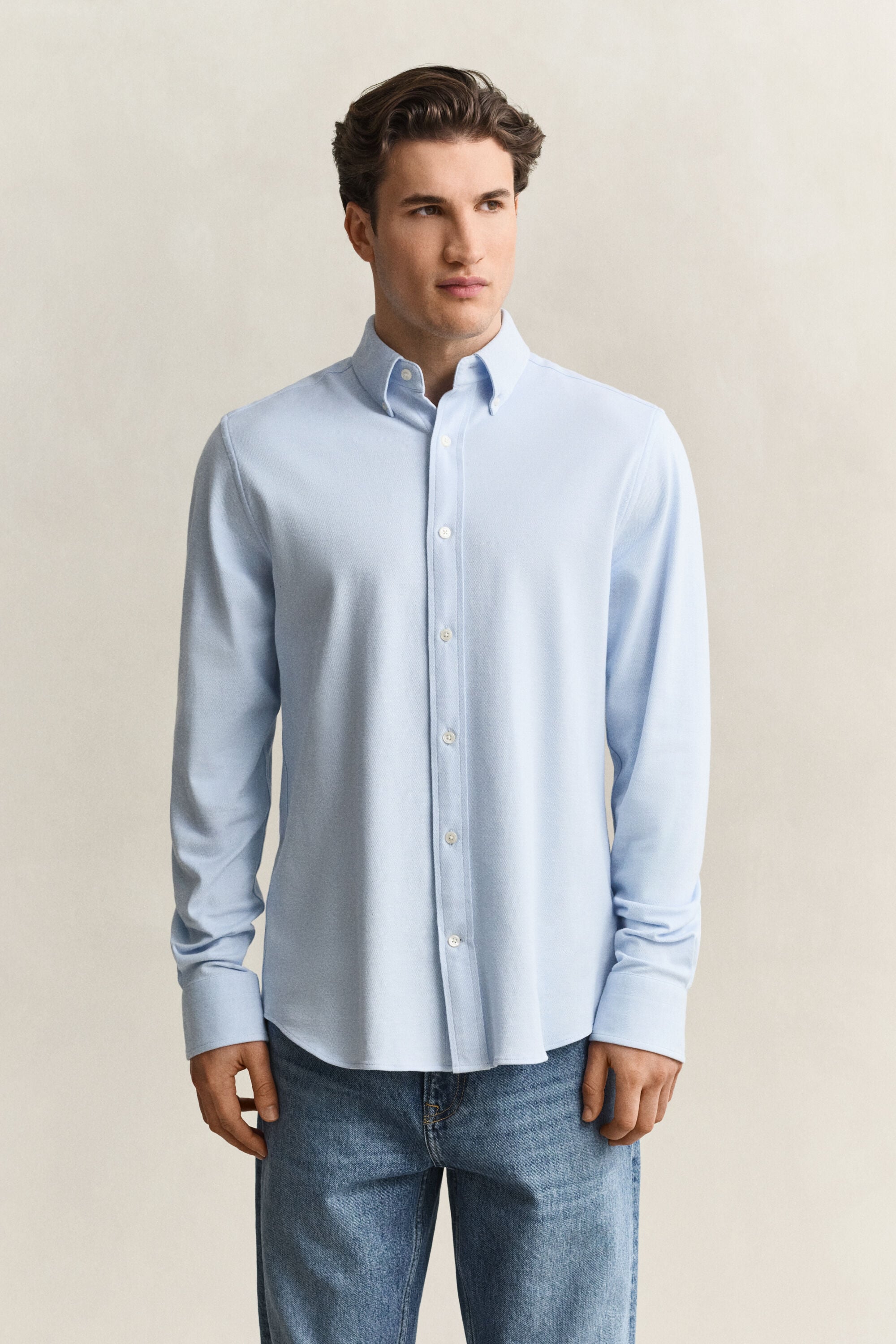 Jersey Stretch Piqué Shirt