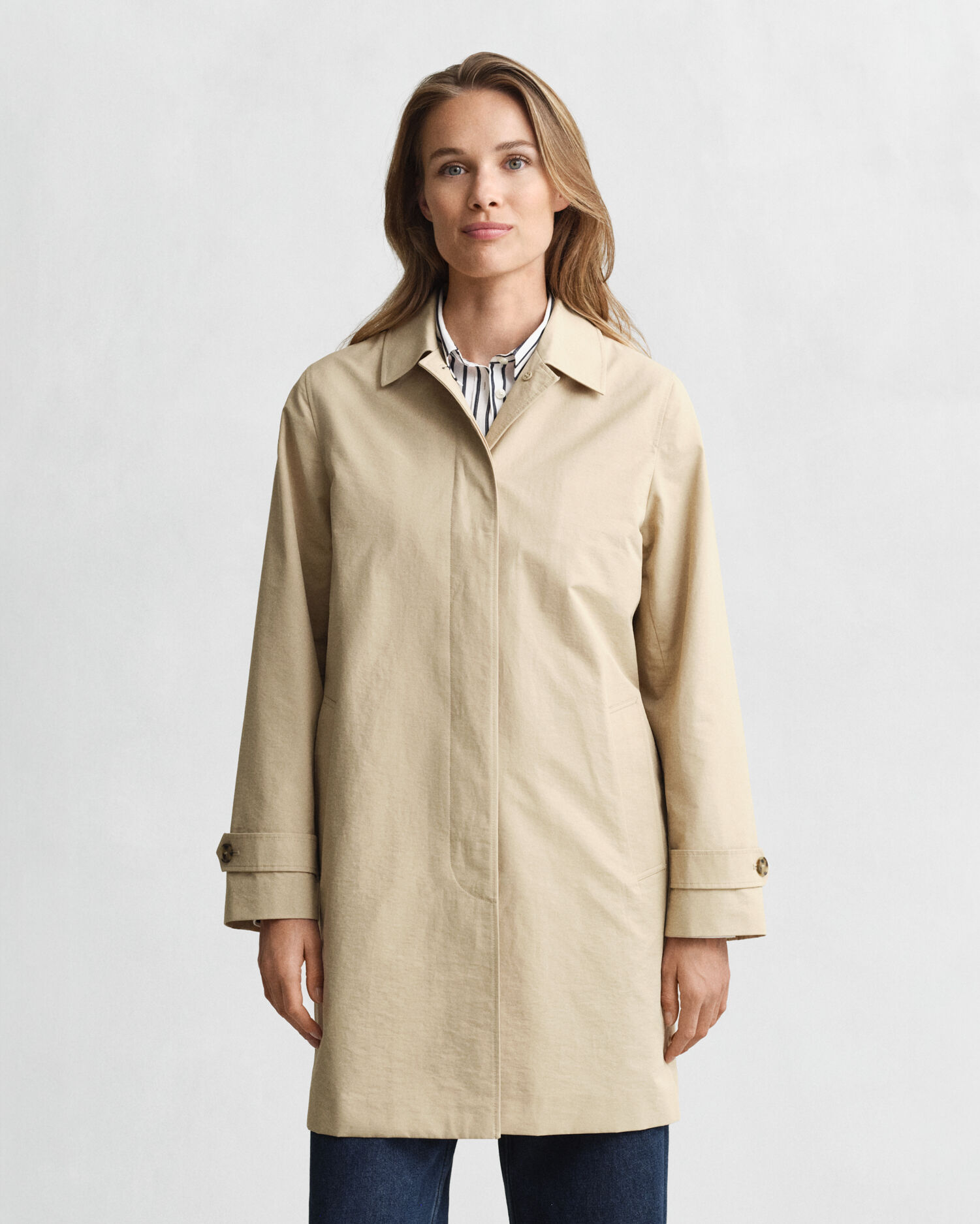 Car Coat — OAT BEIGE