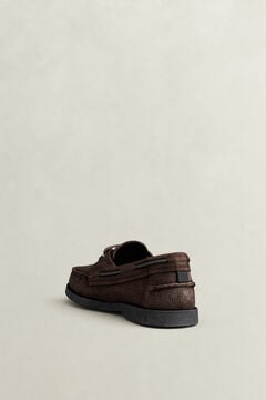 Yardport Suede Boat Shoes — DARK BROWN 3