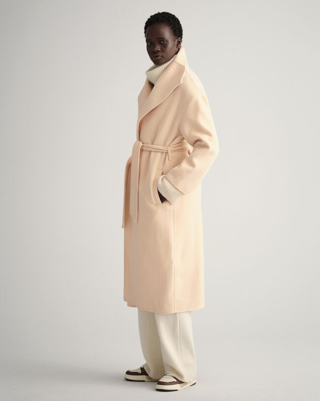 Handstitched Belted Coat