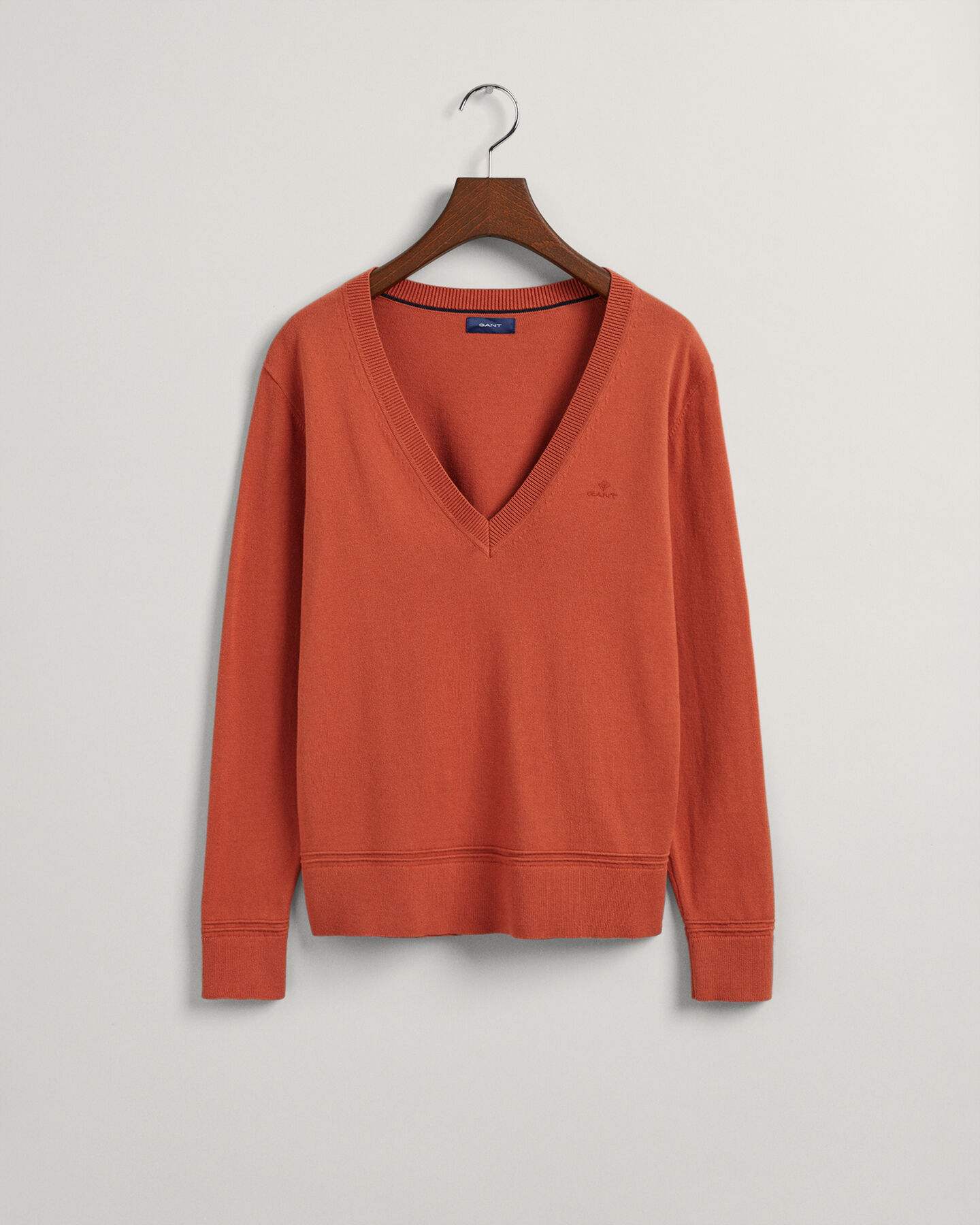 Light Cotton V-Neck Sweater