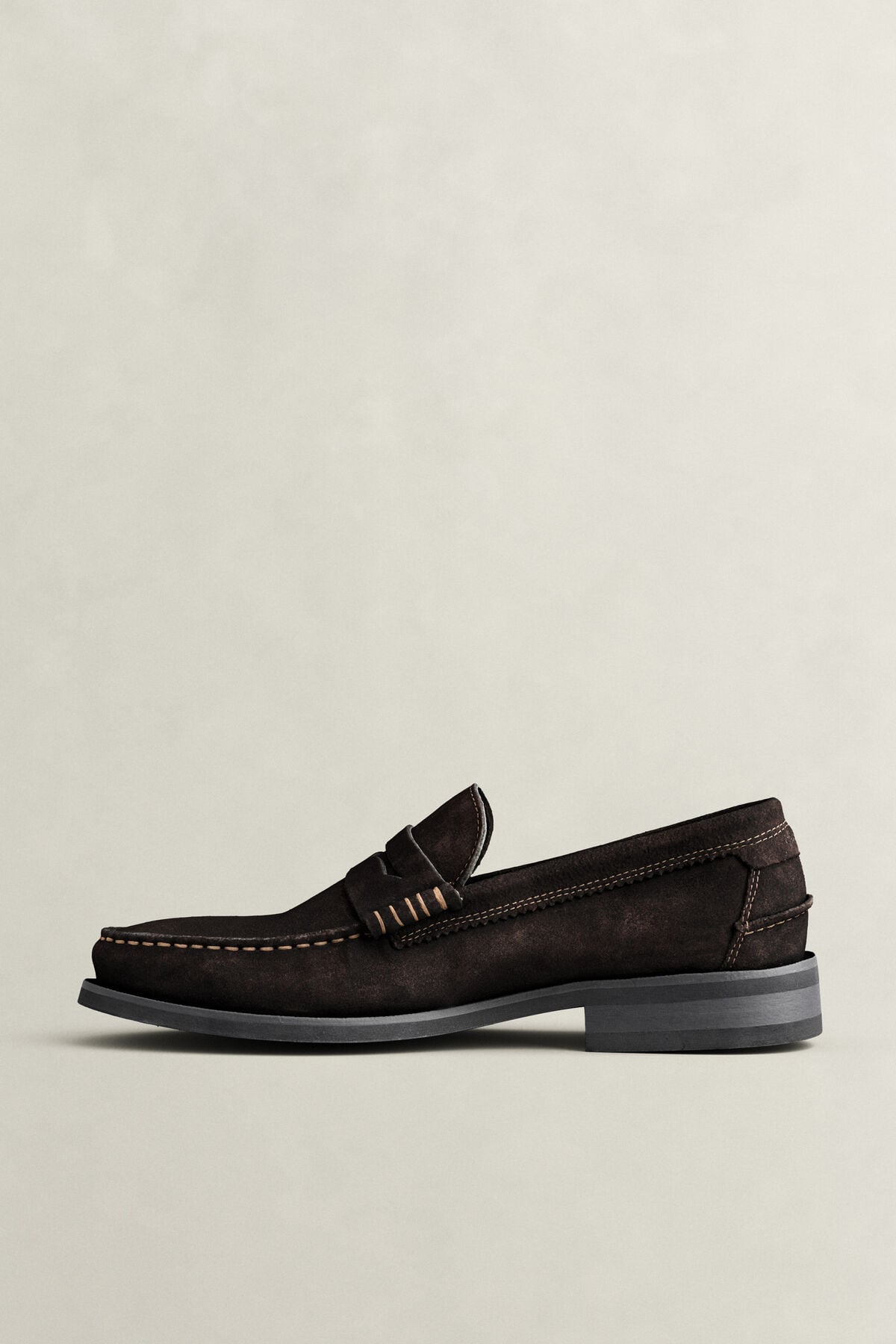 Lenkoxx Suede Loafers — WEATHERED BROWN