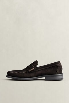 Lenkoxx Suede Loafers — WEATHERED BROWN 4