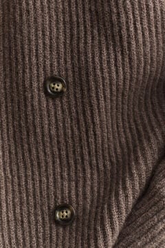 Knitted Blazer Cardigan — FADED TAUPE 4