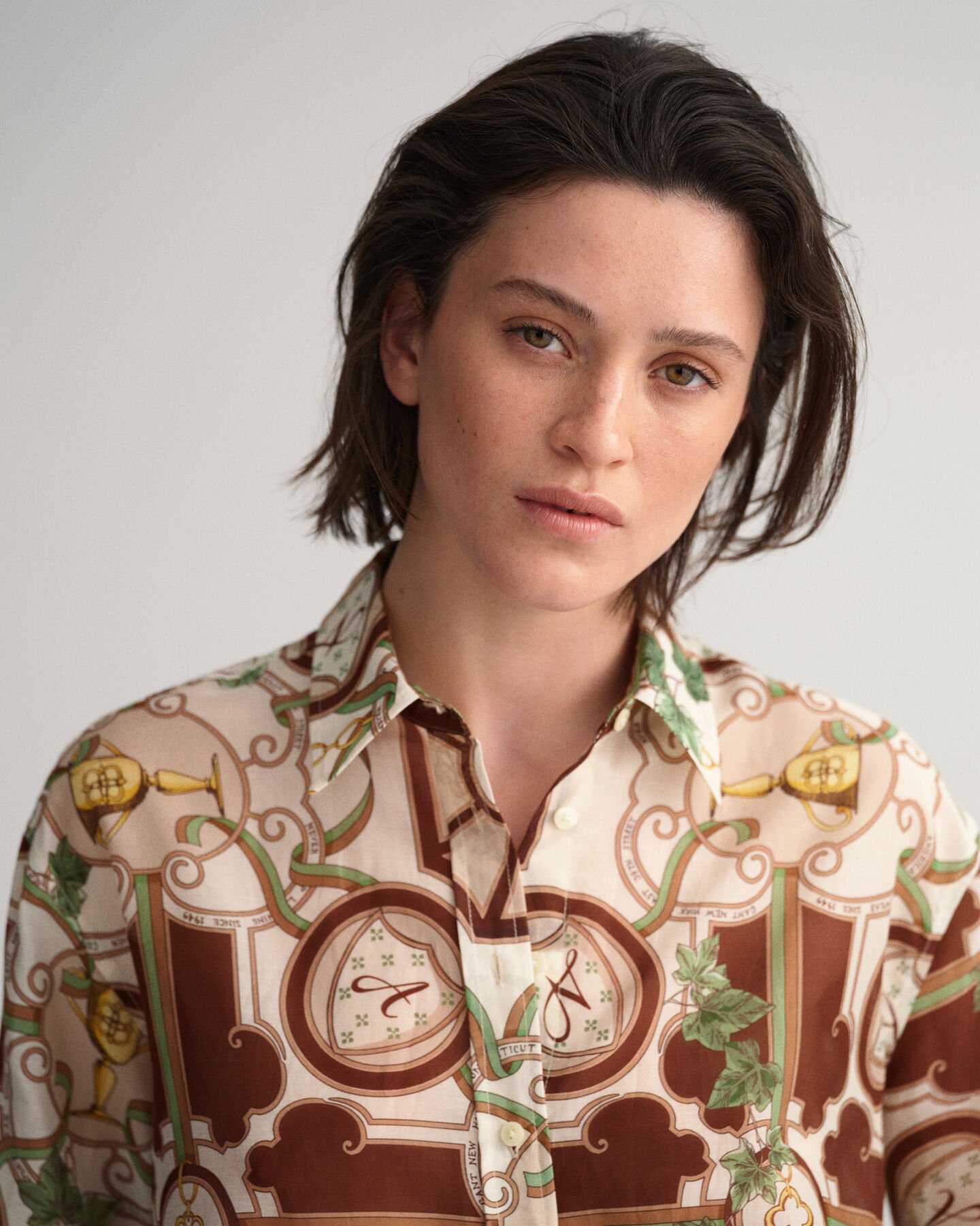 Relaxed Fit American Luxe Cotton Silk Shirt