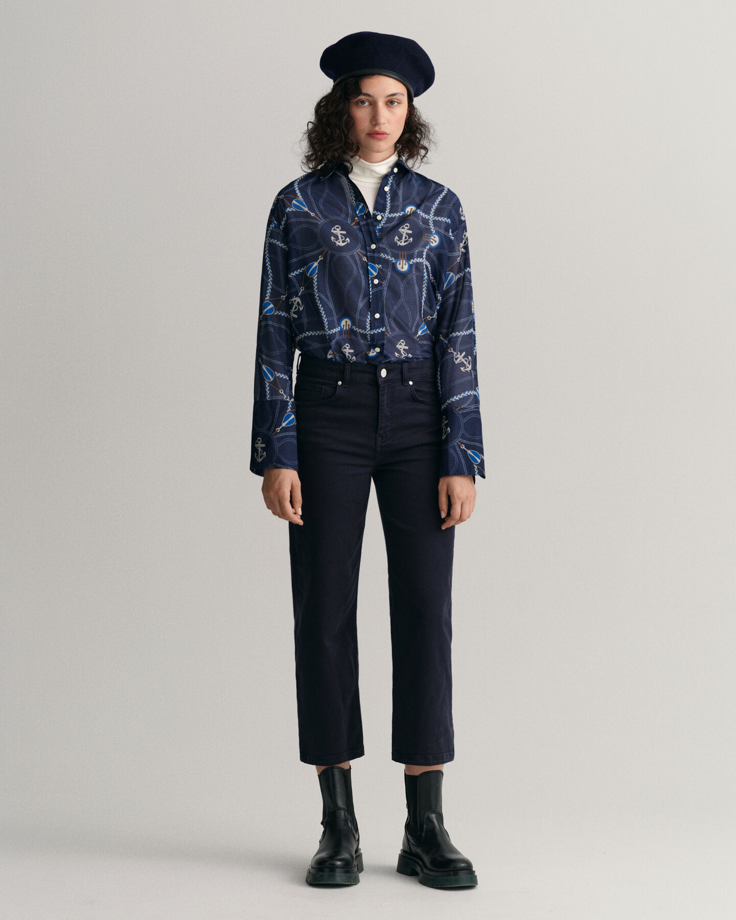 Cropped Wide Color Jeans