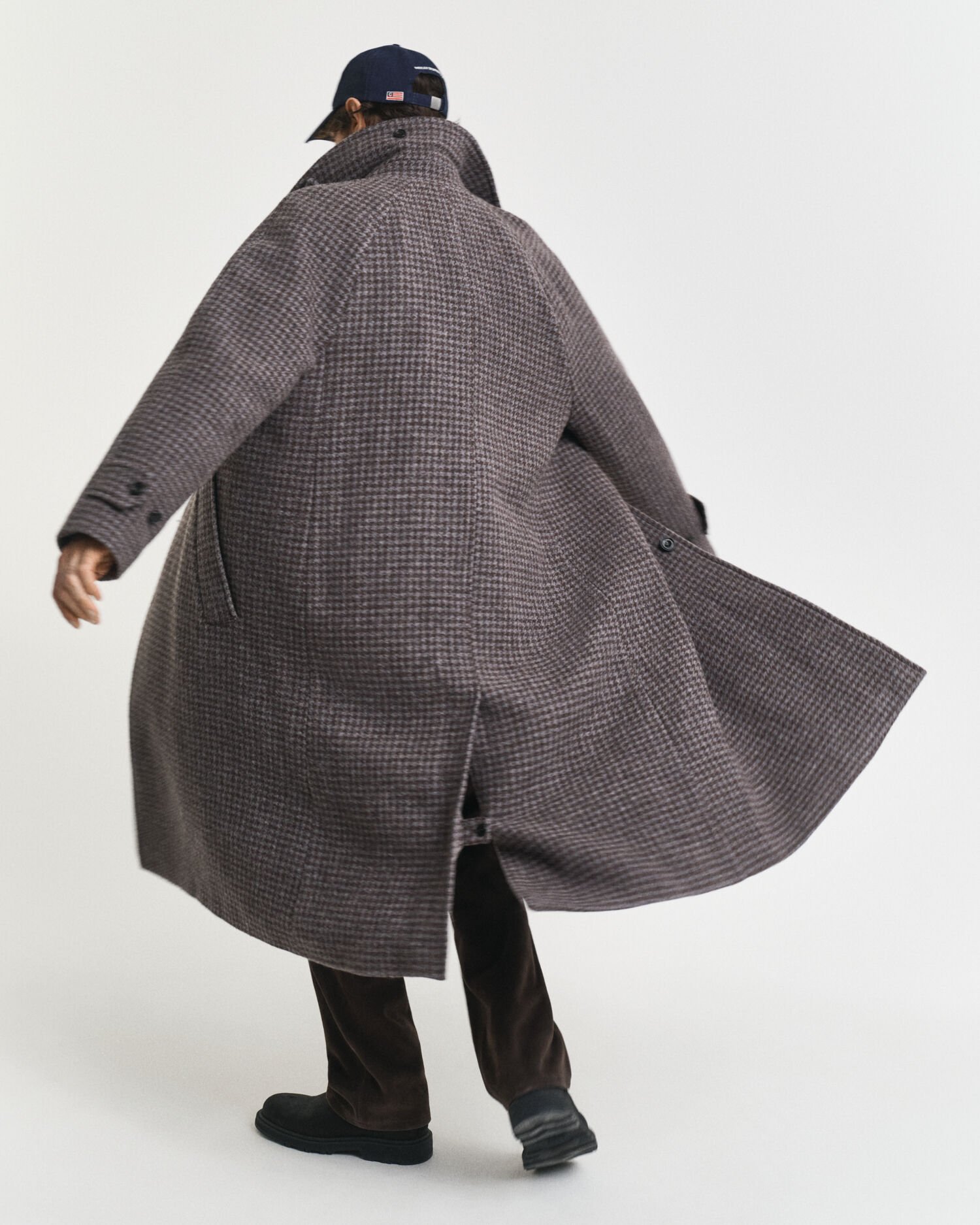 Wool Balmacaan Coat