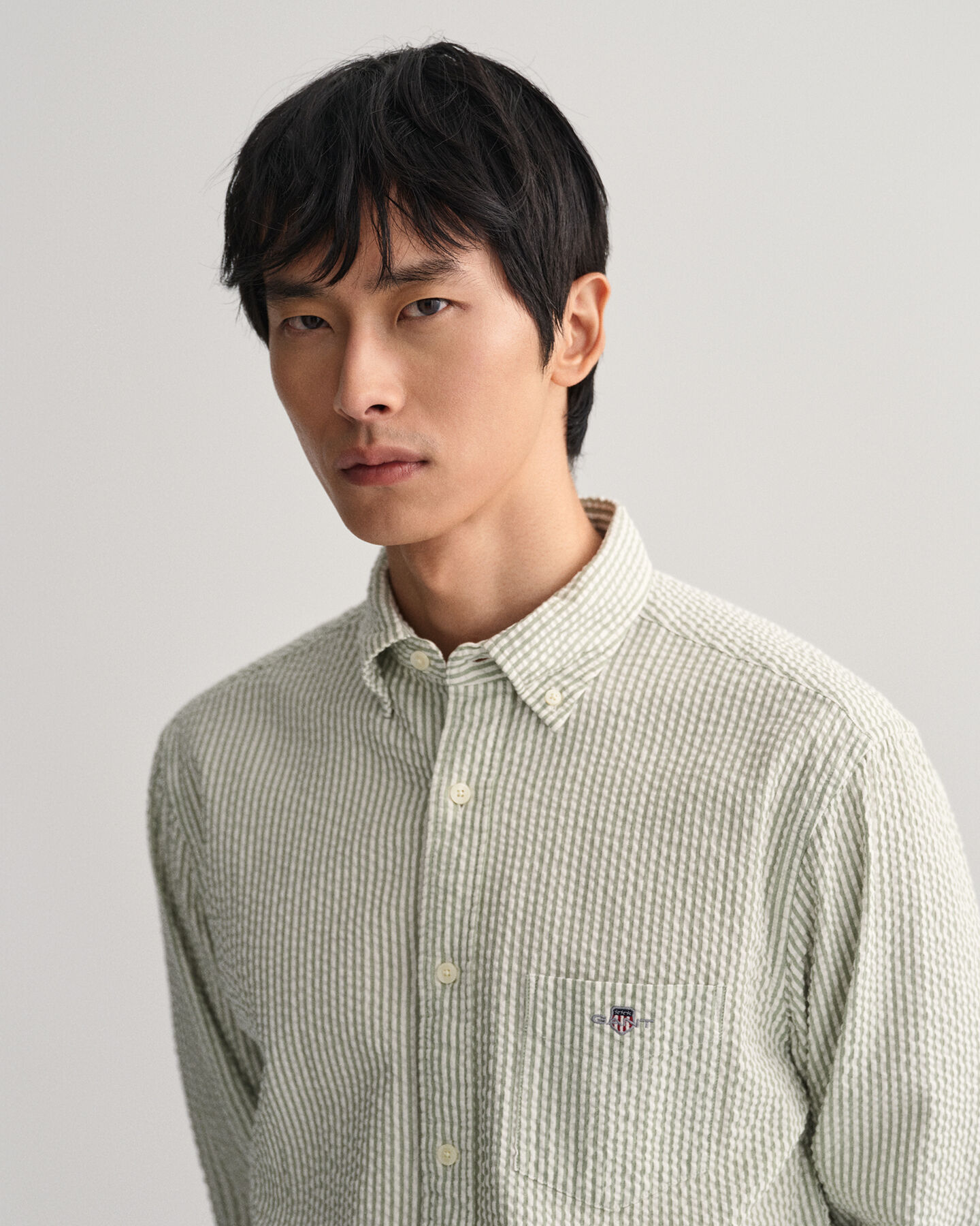 Regular Fit Seersucker Shirt