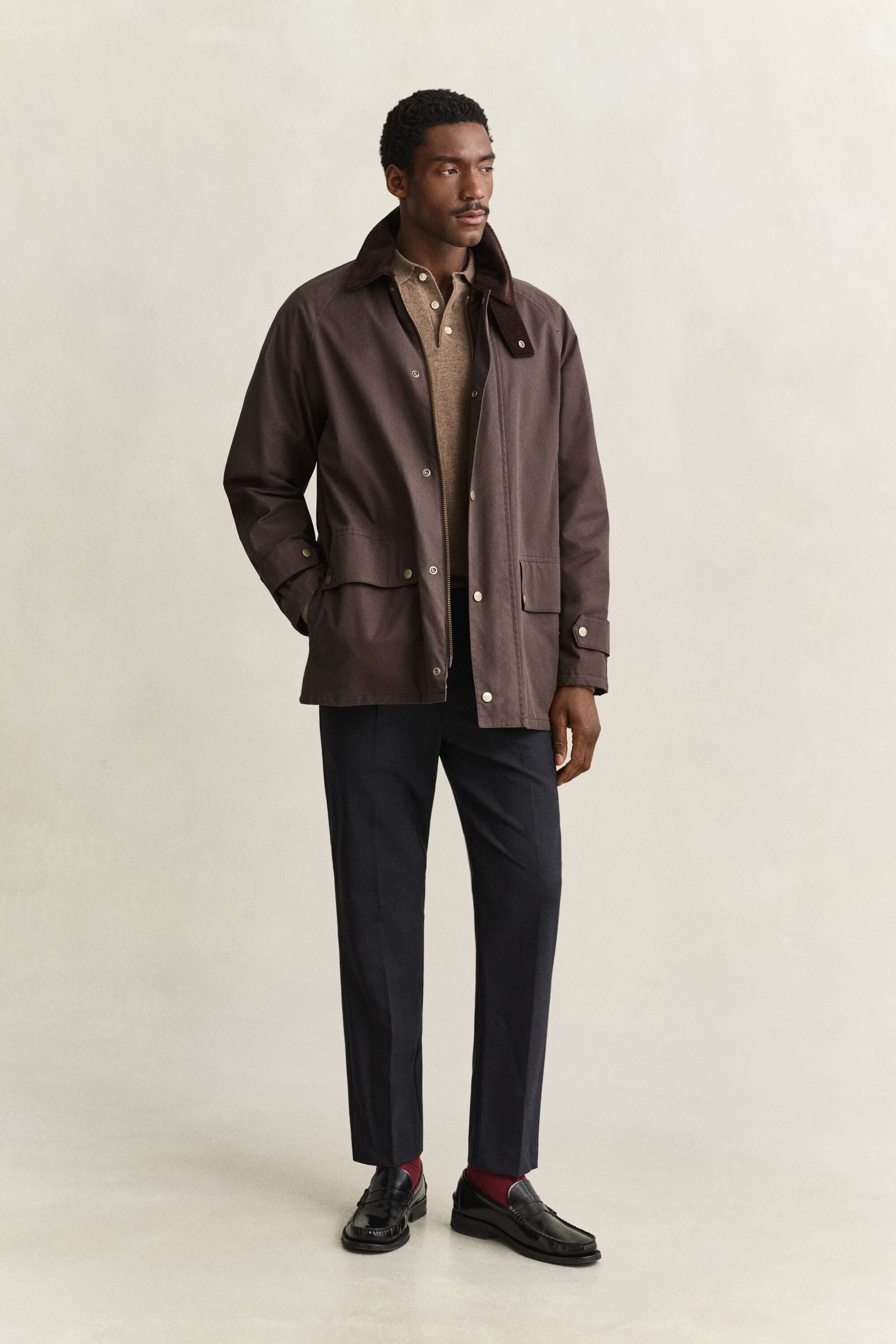 Tapered Wool Pants