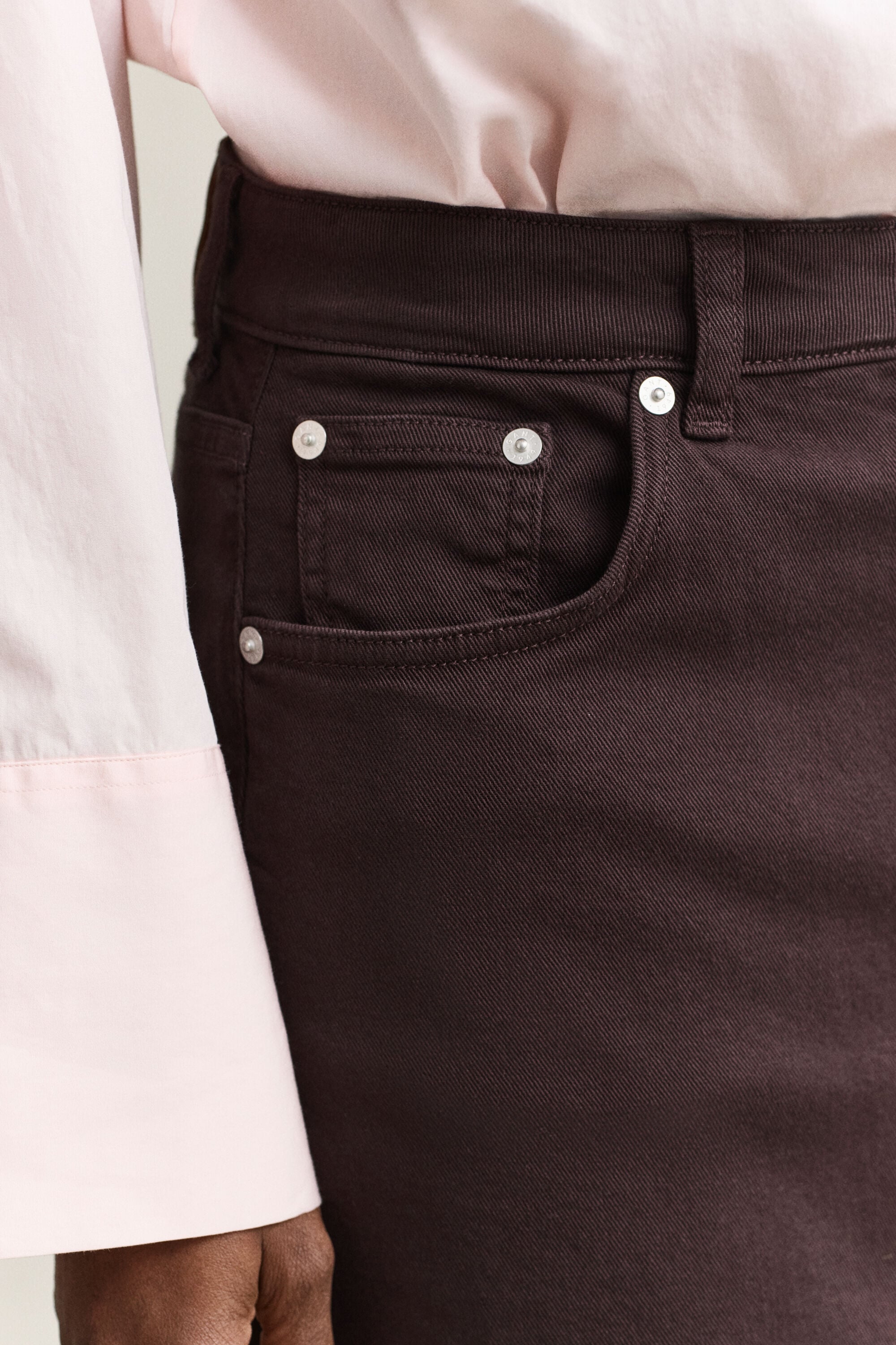Twill Colored Pencil Skirt