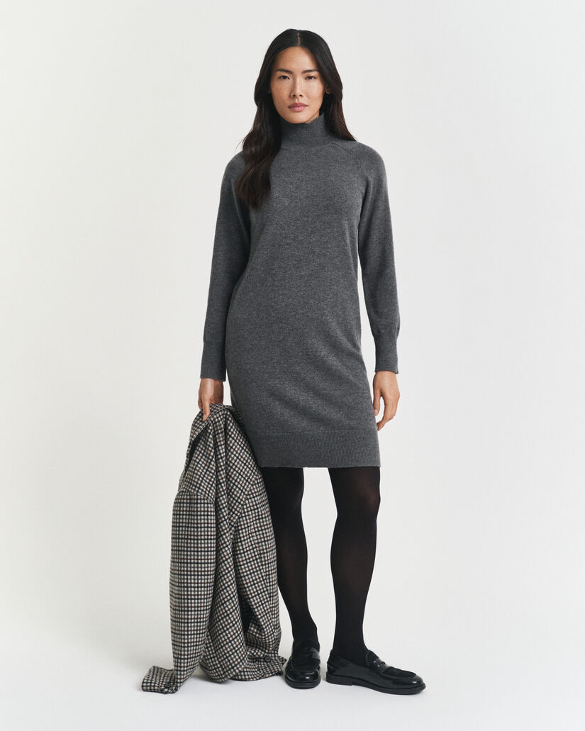 Knitted Superfine Lambswool Dress