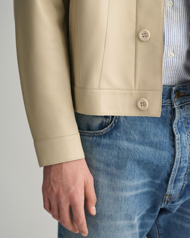 Leather Trucker Jacket