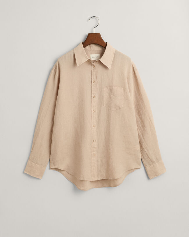 Relaxed Fit Linen Shirt