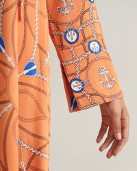Sailing Print Dress