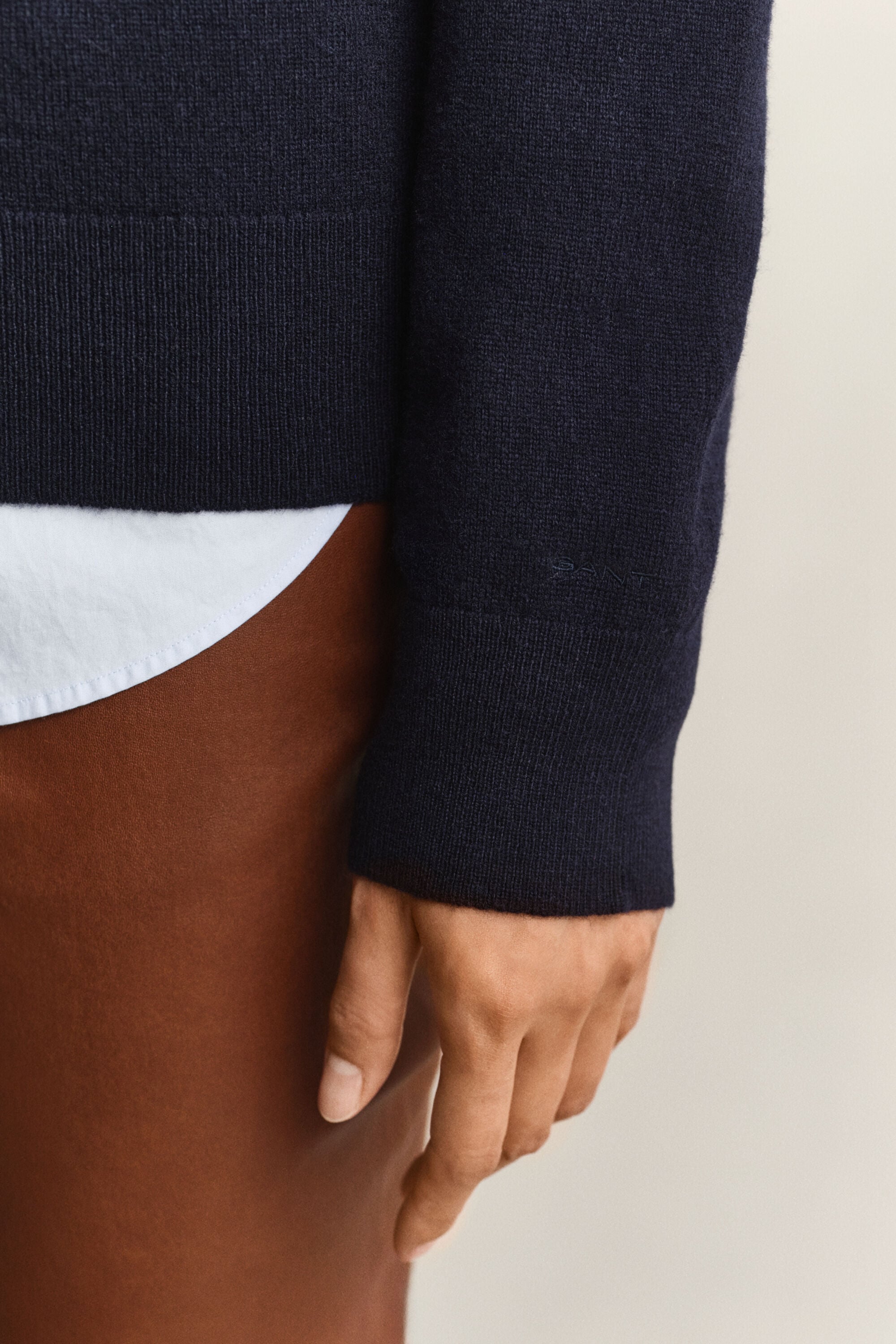 Superfine Lambswool Crew Neck Sweater
