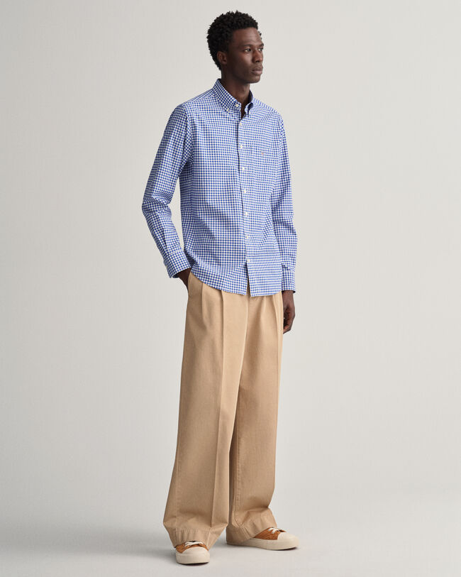 Regular Fit Gingham Broadcloth Shirt