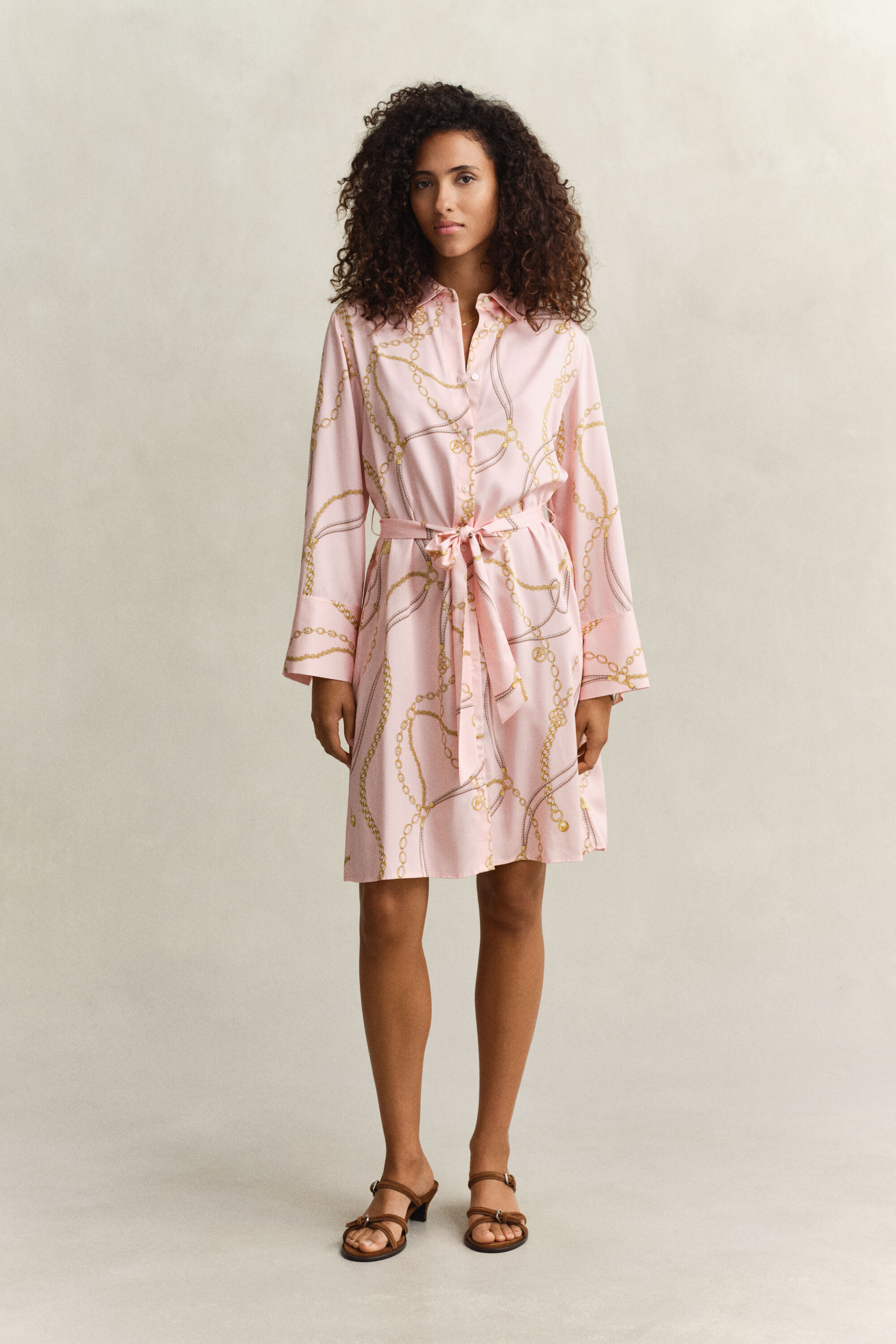 Belted Shirt Dress