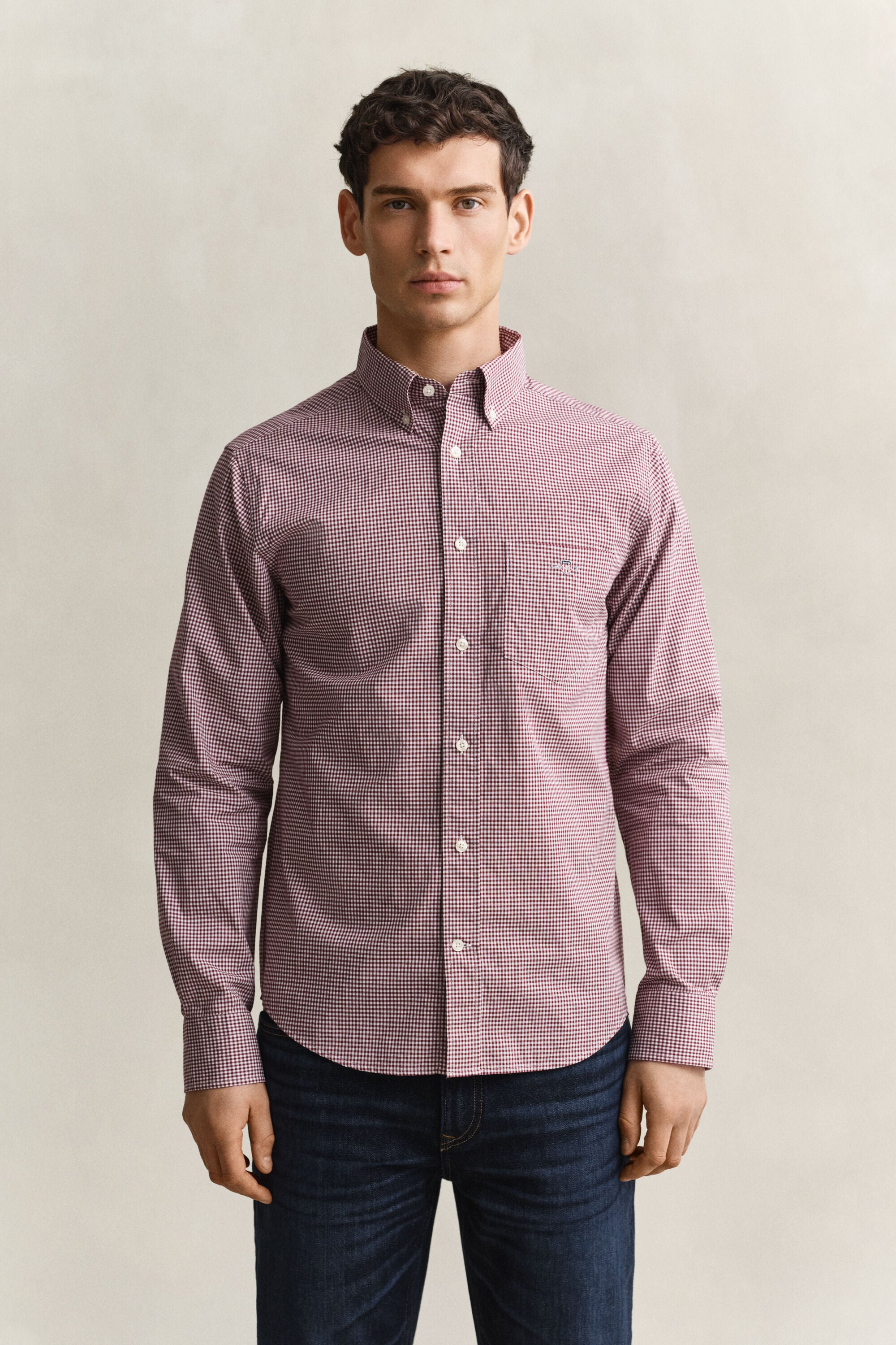 Gingham Classic Poplin Shirt