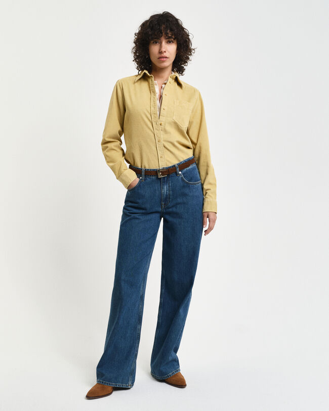 Regular Fit Corduroy Shirt