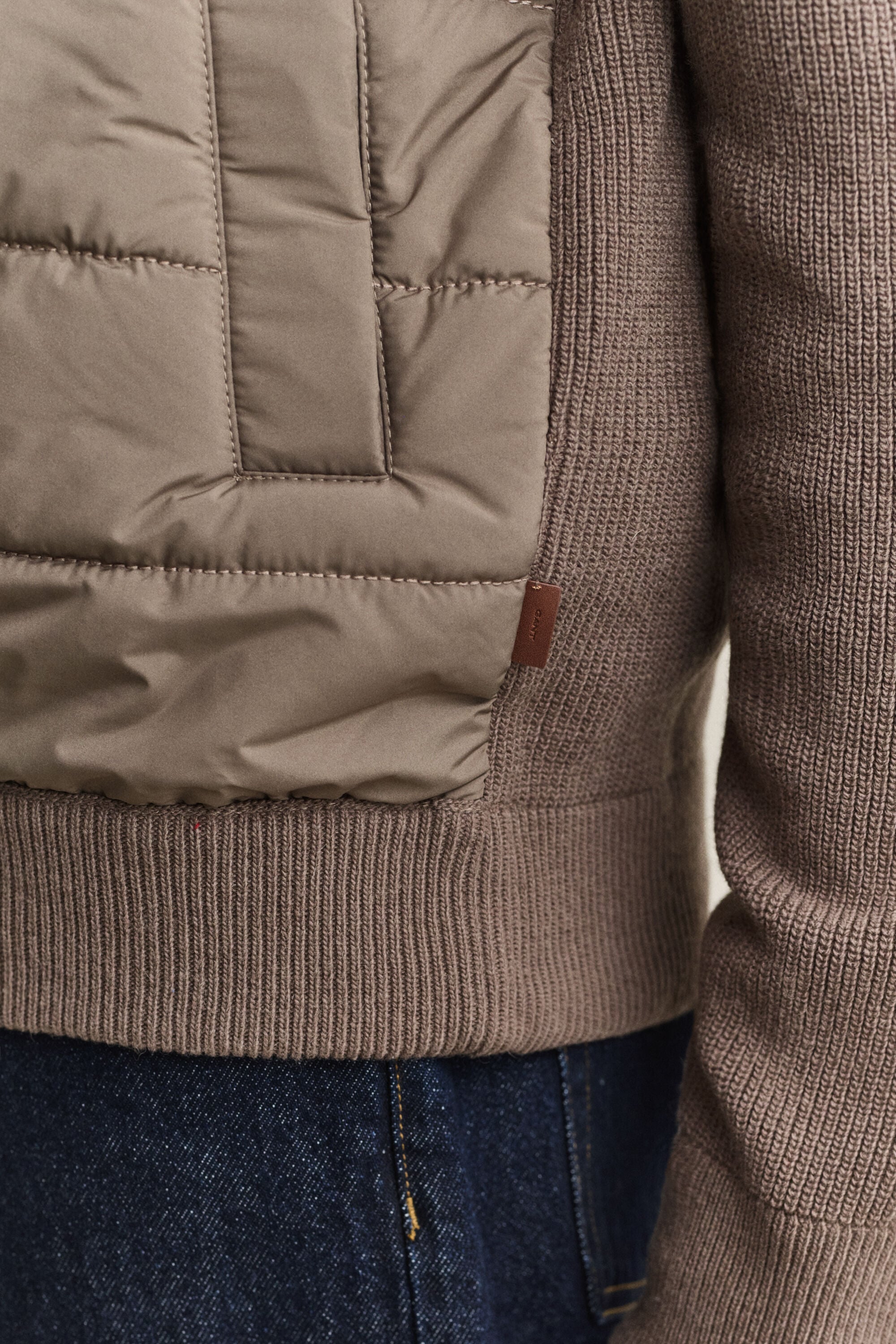 Hybrid Zip Cardigan