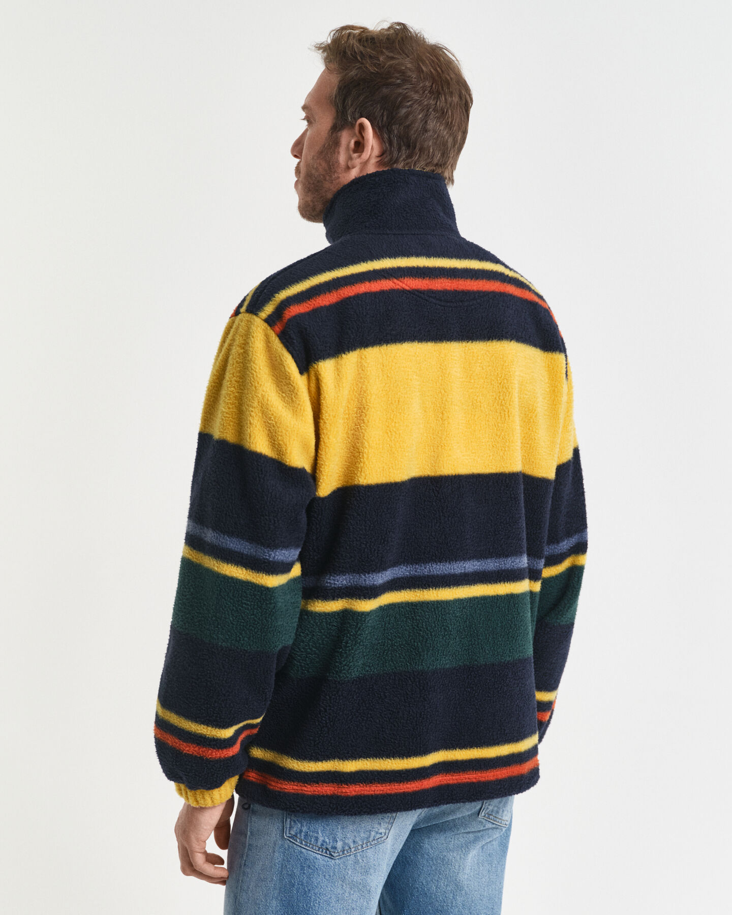 Striped Fleece Sweatshirt