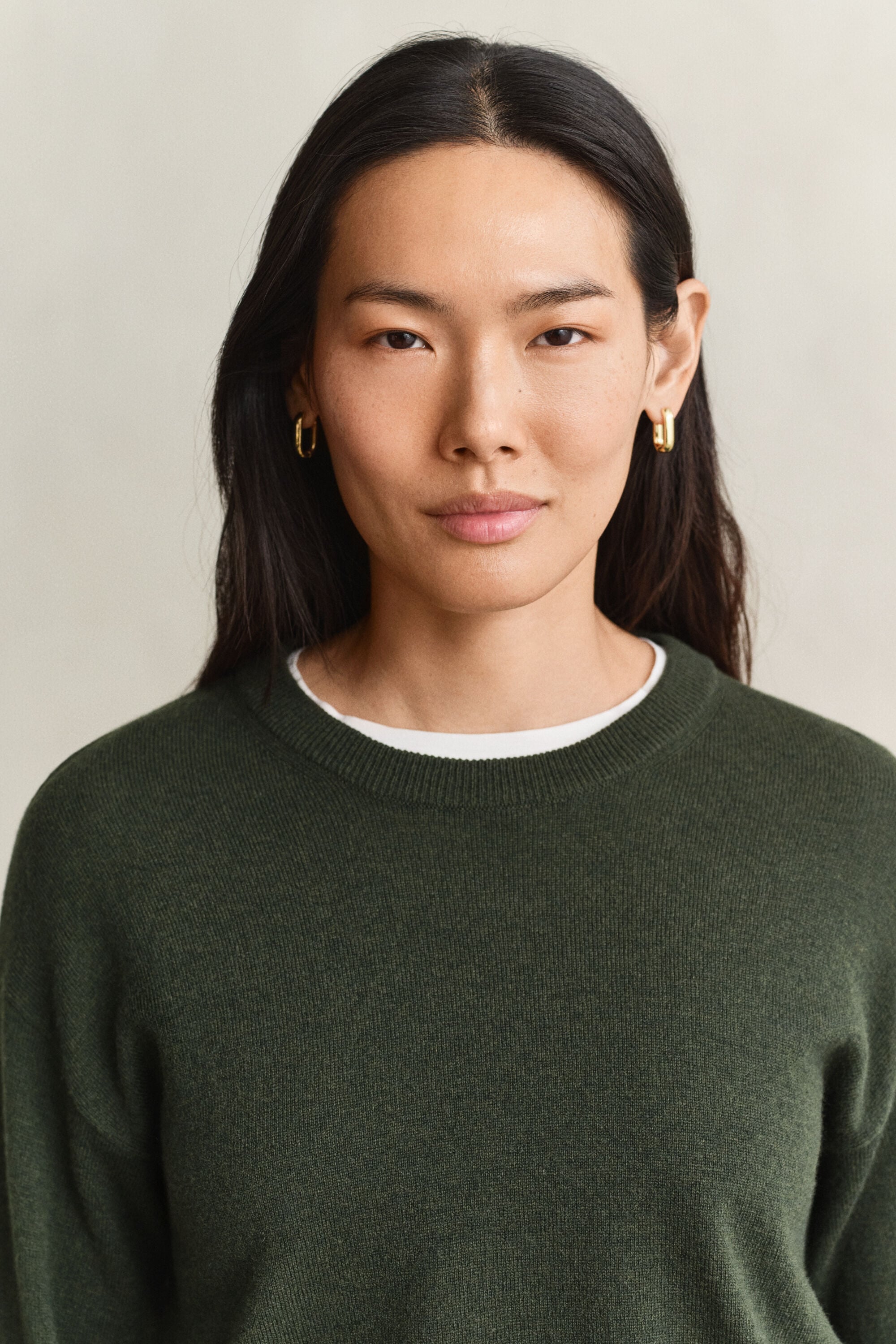 Superfine Lambswool Crew Neck Sweater