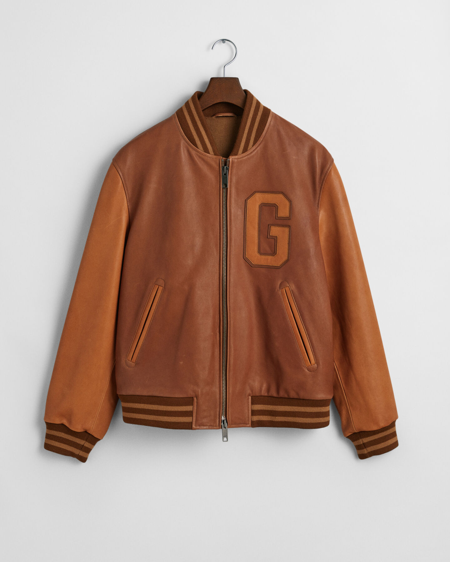 Leather Varsity Jacket