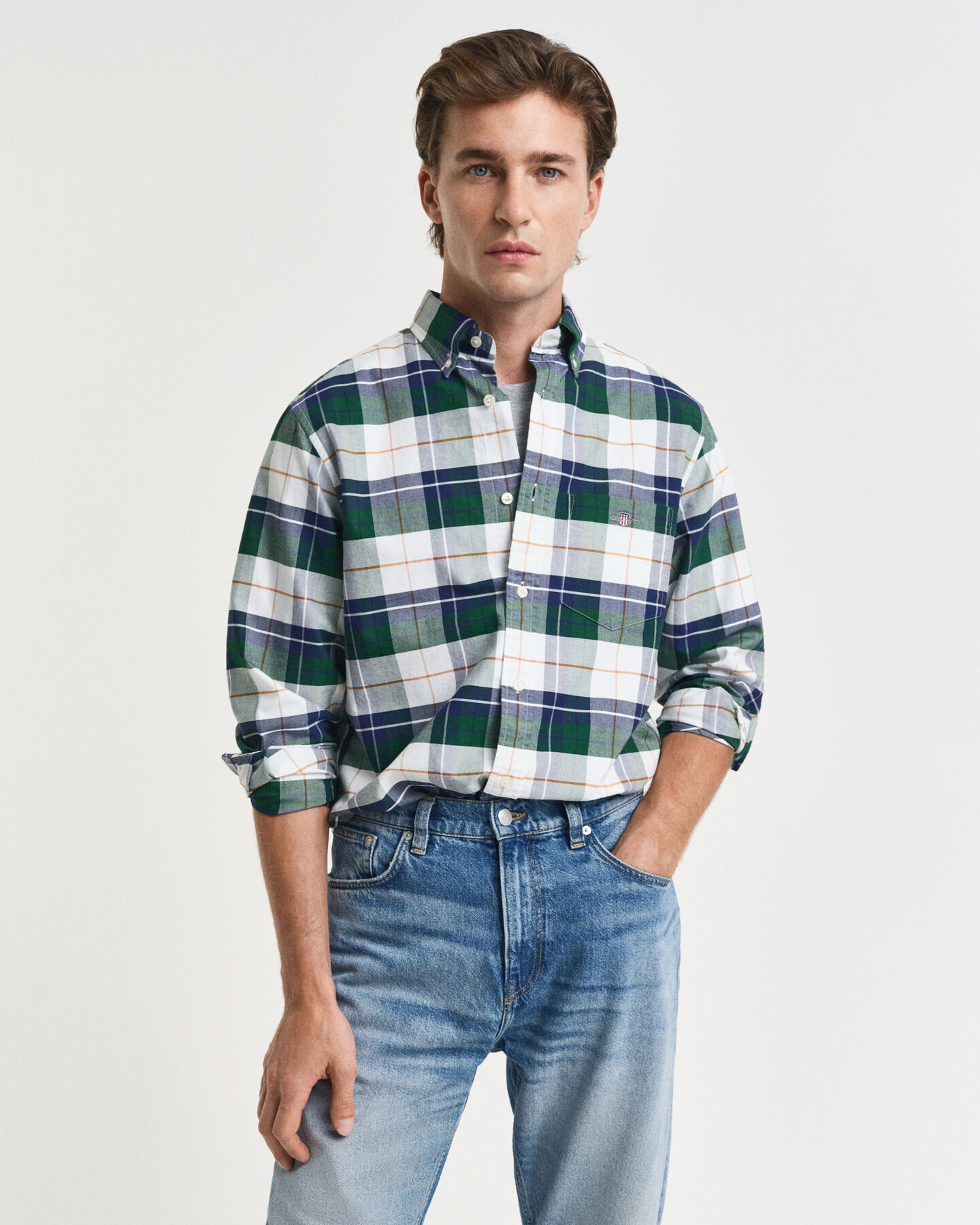 Regular Fit Checked Classic Oxford Shirt