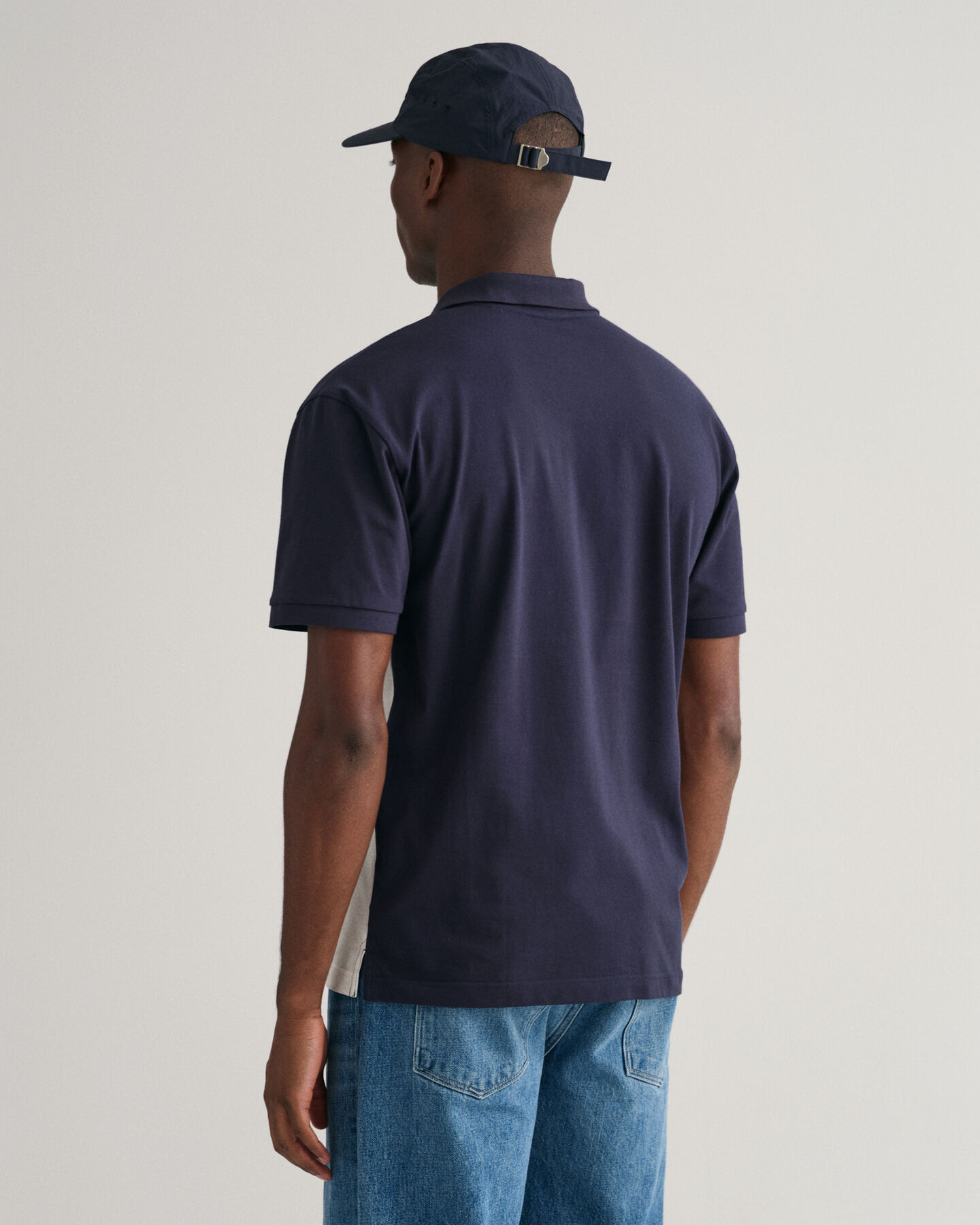 Color Block Piqu&eacute; Polo Shirt