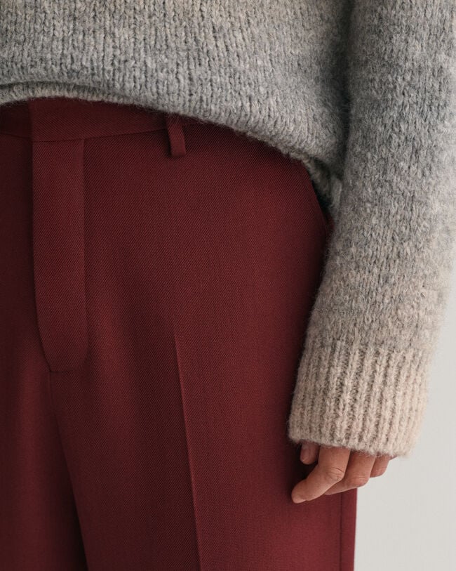 Wool Twill Suit Pants