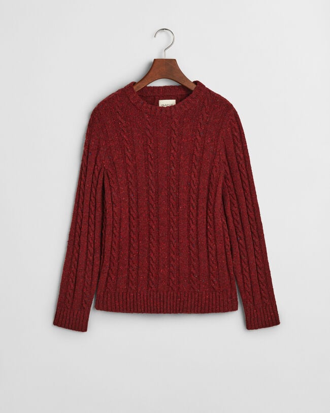 Nepps Cable Knit Crew Neck Sweater